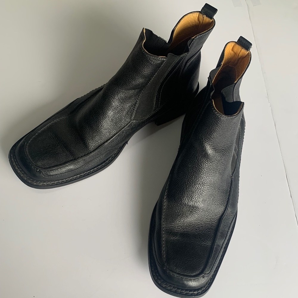 Bostonian Black Leather Men's Boots
